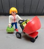 Playmobil Moeder met Kinderwagen en Tweeling, Ophalen of Verzenden, Zo goed als nieuw, Complete set