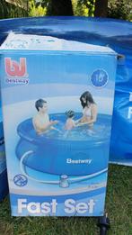 Zwembad Bestway 2.,44 m rond en 66 cm hoog met filter, Ophalen, Gebruikt, Rond, 200 tot 400 cm