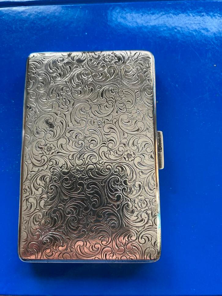 Vintage Zilveren Sigarettenkoker - Gaaf!, Antiek en Kunst, Antiek | Goud en Zilver, Zilver, Ophalen of Verzenden