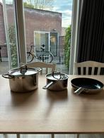 Ikea pannenset roestvrijstaal + pan royal van kempen&begeer, Pannenset, Rvs, Gebruikt, Verzenden