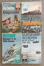 WO II ; strijd op zee ; 4 boeken in z.g.a.n. staat, Tweede Wereldoorlog, Marine, Ophalen of Verzenden, Zo goed als nieuw