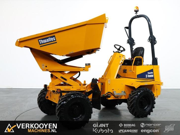 2019 Thwaites 3 tonne Hi-Tip Swivel Dumper (Mach 475) (T300-, Zakelijke goederen, Machines en Bouw | Transport