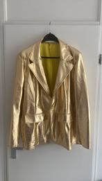 Goudkleurig feestjasje voor carnaval maat 56-58, Ophalen of Verzenden, Maat 56/58 (XL)