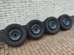 Winterbanden 8mm profiel, 16 inch, stalen velg, Auto-onderdelen, Banden en Velgen, Gebruikt, 16 inch, Banden en Velgen, Personenwagen