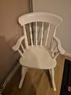 Houten Schommelstoel - Super Netjes!, Ophalen, Wit, Eén, Hout