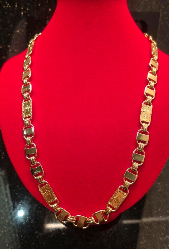 14karaat gold plated verguld gouden ketting, Sieraden, Tassen en Uiterlijk, Kettingen, Nieuw, Goud, Goud, Ophalen of Verzenden