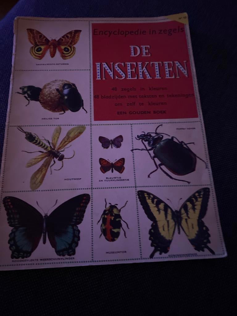 Encyclopedie in zegels - De Insekten, Ophalen of Verzenden, Gelezen, Dieren, Los deel