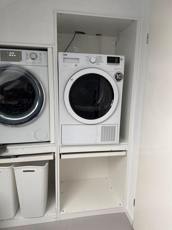 Wasmachinekast Ikea Pax met uittrekbare wasmandlade, Huis en Inrichting, Kasten | Overige, Gebruikt, Ophalen