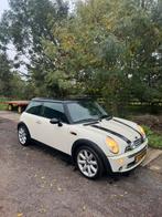 Mini 1.6 16V Cooper Wit nieuwe apk en koppeling, Auto's, Mini, Voorwielaandrijving, Lederen bekleding, Zwart, 4 cilinders
