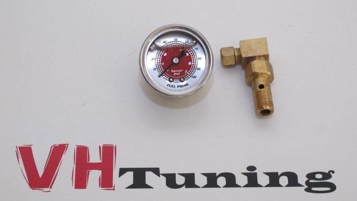 Honda Civic 1996 - 2000 brandstofdruk meter rood, Auto diversen, Tuning en Styling, Ophalen of Verzenden