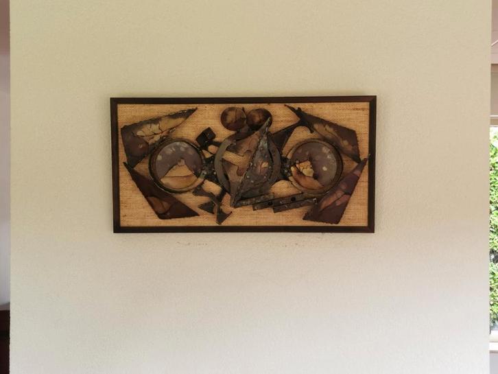 Wandsculptuur, Antiek en Kunst, Kunst | Schilderijen | Abstract, Ophalen of Verzenden