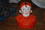 Antiek Pierrot art deco  beeldje, Antiek en Kunst, Ophalen of Verzenden