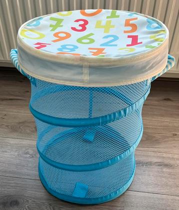 Inklapbare opbergmand - blauw - multicolor beschikbaar voor biedingen