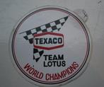 Sticker - Texaco - Team Lotus - Wold champions, Merk, Zo goed als nieuw, Verzenden