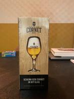 Cornet bierglas nieuw in doos, Verzamelen, Ophalen of Verzenden, Nieuw, Bierglas