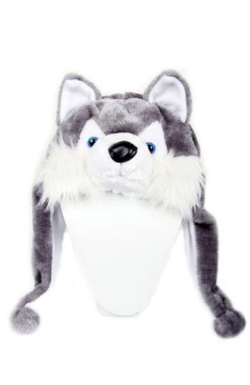 Husky Muts met Flappen Grijs Carnaval Accessoires beschikbaar voor biedingen