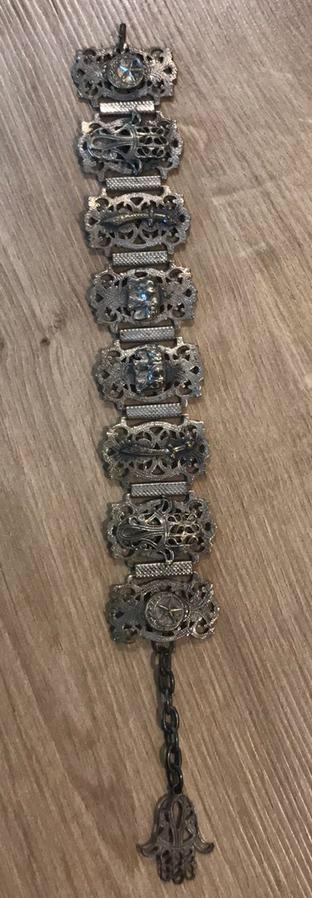 Vintage zilveren armband ottomaans/Perzisch  beschikbaar voor biedingen