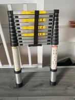 Inschuifbare ladder - compact en handig!, Doe-het-zelf en Verbouw, Ladders en Trappen, Gebruikt, Ophalen of Verzenden, Ladder