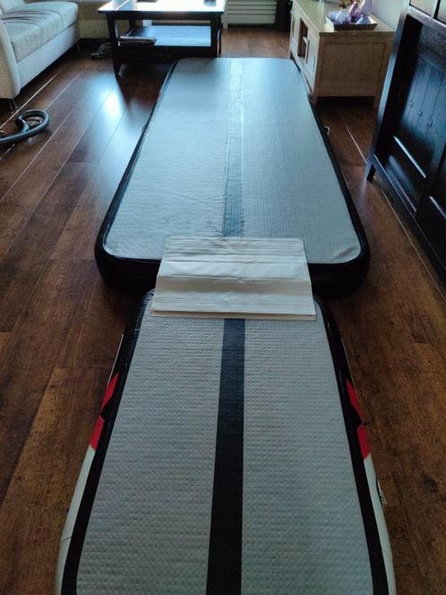 AirTrack en AirBoard 1m samen, Sport en Fitness, Turnen, Zo goed als nieuw, Materiaal, Ophalen