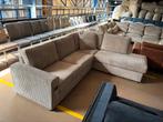 Beige hoekbankstel, Huis en Inrichting, Fauteuils, Ophalen of Verzenden, Nieuw