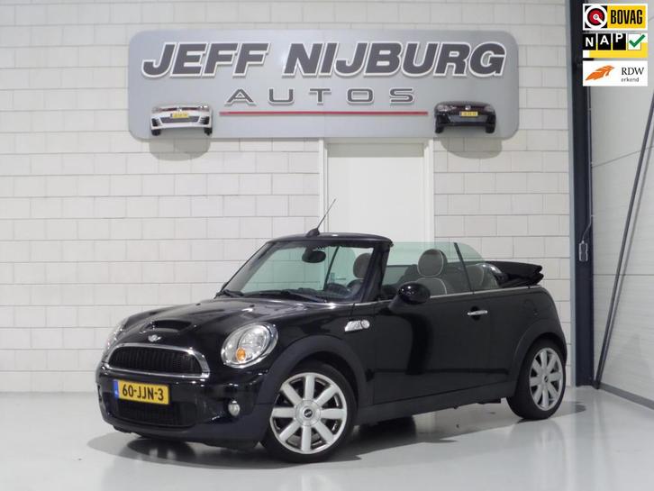 Mini Mini Cabrio 1.6 Cooper S "Origineel NL!" Cognac-Leer St, Auto's, Mini, Bedrijf, Te koop, Cabrio, ABS, Airbags, Airconditioning