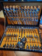 Verzilverde Kings Pattern Bestekset in Koffer 50 delig., Ophalen of Verzenden