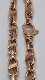 gouden fantasie ketting 14kt Massief, Www.bredajuwelier.nl, Nieuw, Ophalen of Verzenden, Www.bredajuwelier.nl