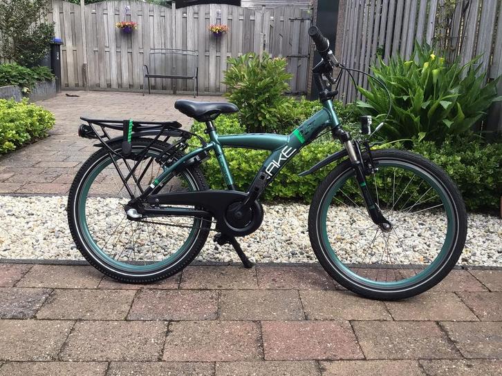ZGAN: 22 inch LOEKIE SNAKE Kinderfiets 3 Versnellingen, Fietsen en Brommers, Fietsen | Jongens, Zo goed als nieuw, 22 inch, Versnellingen
