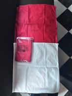 Nieuwe Kussenslopen - Wit & bordeauxrood, Ophalen of Verzenden, Nieuw, Wit, Rechthoekig