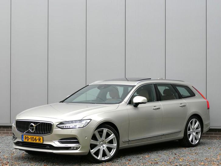 Volvo V90 2.0 T6 AWD Inscription Bowers&Wilkins / Panoramada, Auto's, Volvo, Bedrijf, Te koop, V90, 360° camera, 4x4, ABS, Achteruitrijcamera