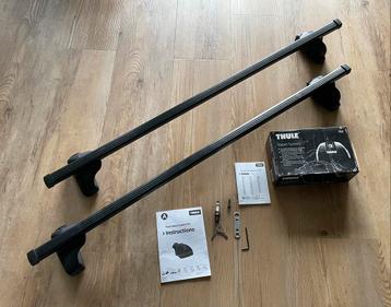 Thule 753 rapid systeem en bars 120 cm. beschikbaar voor biedingen
