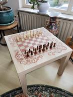 Schaaktafel Lasergegraveerd Custom Gemaakt, Hobby en Vrije tijd, Gezelschapsspellen | Bordspellen, Een of twee spelers, Ophalen