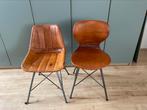 Leren stoelen, Huis en Inrichting, Stoelen, Ophalen, Gebruikt, Leer