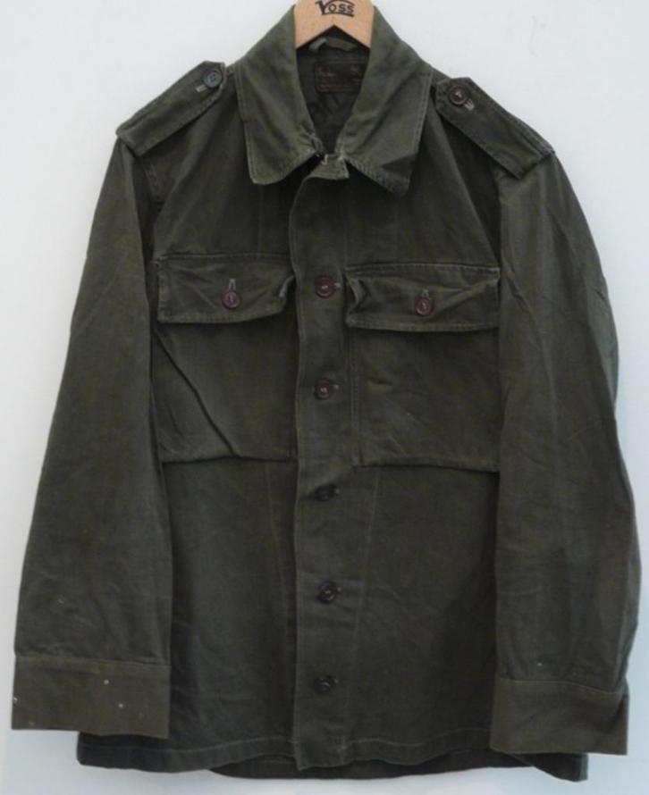 Jas, Gevechts, Uniform, VT, M58, MvO, Maat: 96, KL, 1961.(1), Verzamelen, Militaria | Algemeen, Landmacht, Kleding of Schoenen