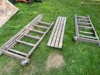 Houten rolsteiger, Ophalen, Gebruikt, Rolsteiger of Kamersteiger, 2 tot 5 meter