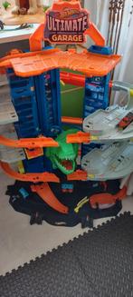 Hot Wheels ultimate garage Dino, Ophalen, Zo goed als nieuw, Handmatig, Hot Wheels