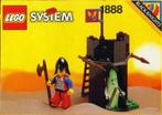 Lego Castle Black Knights 1888 Guard Shack, Ophalen of Verzenden, Zo goed als nieuw, Complete set, Lego