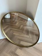 Ronde gouden spiegel Lifestyle 80cm, Huis en Inrichting, Woonaccessoires | Spiegels, Ophalen, Rond, Zo goed als nieuw, 75 tot 100 cm