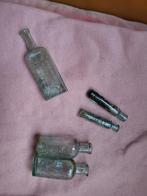 Antieke glazen fles collectie bodemvondst ca, 1700 glas, Antiek en Kunst, Ophalen of Verzenden