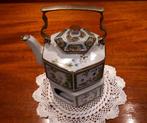 Zeshoekig theepotje met warmhouder, Antiek en Kunst, Ophalen of Verzenden