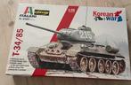 Italeri T34 1:35 Korean War, 1:32 tot 1:50, Ophalen of Verzenden, Italeri, Zo goed als nieuw