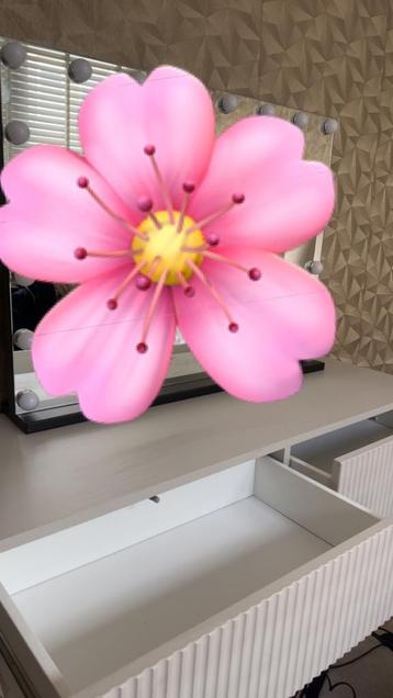 Kaptafel met spiegel 