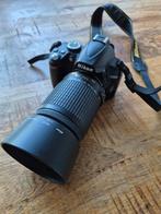 Nikon d3000 + zoomlens 55 tot 200mm f4-5.6G, Audio, Tv en Foto, Fotocamera's Digitaal, Ophalen of Verzenden, Gebruikt, Nikon, 8 keer of meer