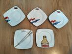 Unilver borden van Unox, Conimex en Bertolli, Huis en Inrichting, Keuken | Servies, Ophalen of Verzenden, Overige stijlen, Bord(en)