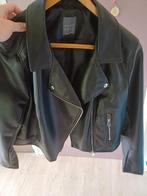 Leren jas, Ophalen, Primark, Zwart, Maat 42/44 (L)