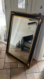 Zeer mooie zware spiegel met geslepen rand, Antiek en Kunst, Antiek | Spiegels, Minder dan 100 cm, Ophalen, Ovaal
