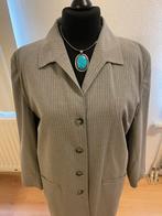 Grijs Gestreept Colbert Ulla Popken Selection Maat 50/52, Kleding | Dames, Grote Maten, Ulla Popken, Ophalen of Verzenden, Zo goed als nieuw