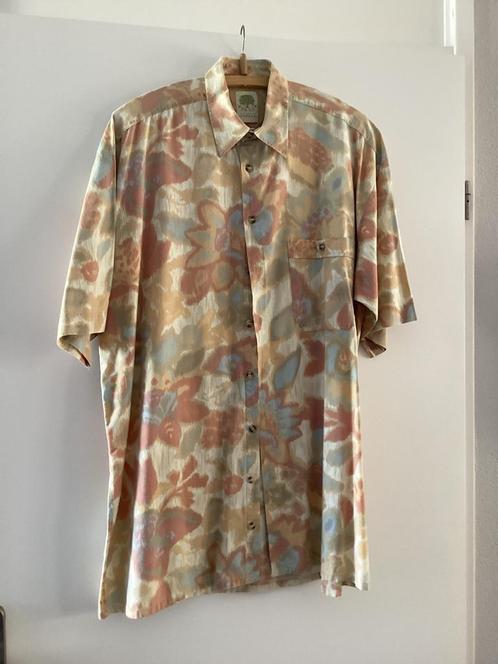 Overhemd met korte mouw, zomerse print, maat 38/39, retro, Kleding | Heren, Overhemden, Zo goed als nieuw, Ophalen