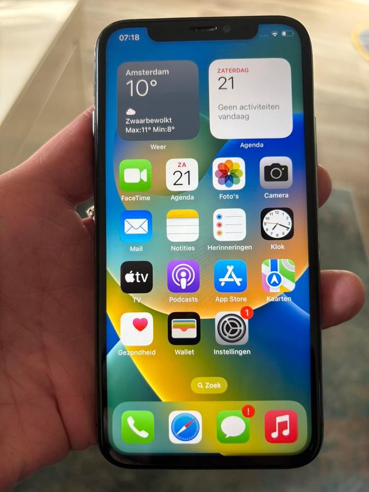 Iphone X, Telecommunicatie, Mobiele telefoons | Apple iPhone, Zo goed als nieuw, 64 GB, Zonder abonnement, Zonder simlock, iPhone X