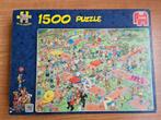 Jan van Haasteren puzzel 1500 stukjes - Midgetgolf, Ophalen of Verzenden, 500 t/m 1500 stukjes, Gebruikt, Legpuzzel
